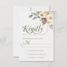 Elegante Floral de Inverno com Caligrafia Casament