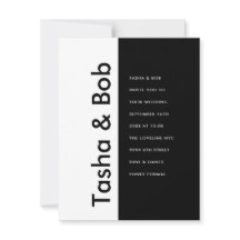 Elegante Negra Branca Minimalista 100% Editab