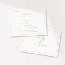 Elegante Quadro Duplo Verde Cítrico de Casamento R