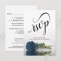 Elegante Rosa Azul Aço Empoeirada de Haste Longa p