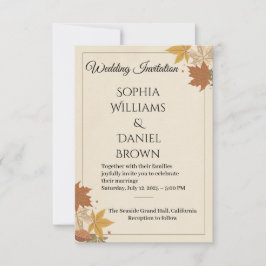Cartão RSVP Elegante - Suite de Casamento Verde -