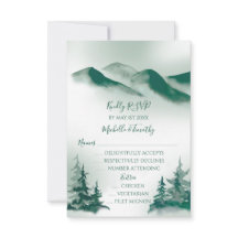 Elegante Verde Floresta de Montanha Russa