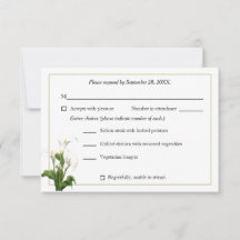 Elegante White Calla Lily