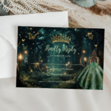 Encantada Floresta Emerald Green Vestida Quinceañe