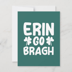 Cartão RSVP Erin Go Bragh-60850