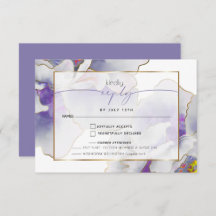 Escolha de Refeições Florais Exóticas Roxas