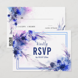 Cartão RSVP Escolha dietética com código QR Reverie do Centaur