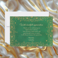Esmeralda Verde Linha Áurea Arte Floral Quinceañer