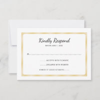 Evento Simples em Dourado e Branco