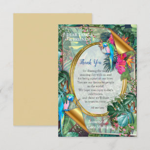 Cartão RSVP Fantasia Whimsical World com Flavor Tropical