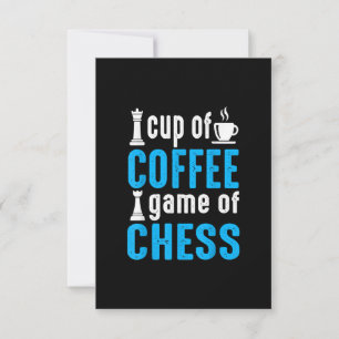 Cartão RSVP Fantástico Jogo De Conselho - Xícara De Café