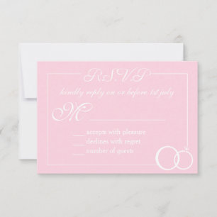 Cartão RSVP Fazemos Casamento