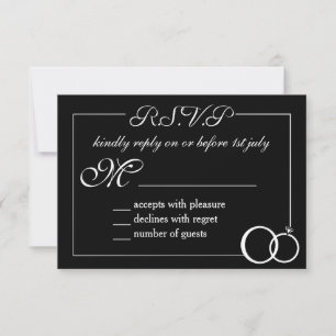 Cartão RSVP Fazemos Casamento