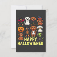 Feliz Hallowiener Spooky Halloween Dog Weiner