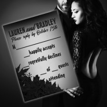 Filme Noir Wedding da década de 1940