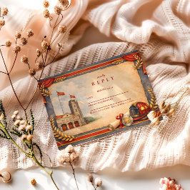 Cartão RSVP First Responder Graduation Celebration