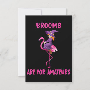 Cartão RSVP Flamingo   Fusível de Halloween Flamingope