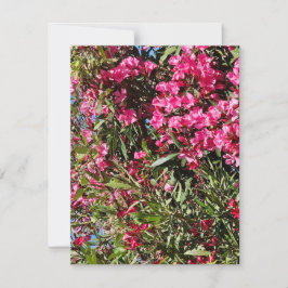 Cartão RSVP Floral rosa