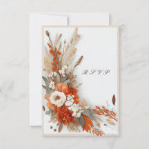 Flores Boho Outono, Casamento de Outono