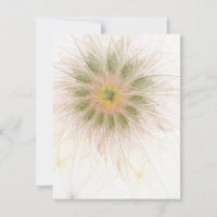 Flores de fantasia fractal suaves e tenra