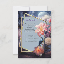 Cartão RSVP Flores Místicas do Realm Supernatural