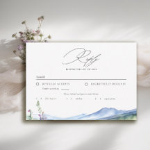 Flores Silvestres Montanhas Prado Casamento Modern