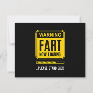 Cartão RSVP Gag Engraçado