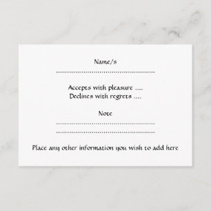 Cartão RSVP Girafa Bonita Alta. Cartoon Animal.