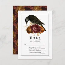 Gothic Grunge Raven Wedding