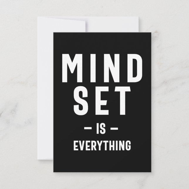 Cartão RSVP Growth Mindset Empreendedor Malhação de Professore (Frente)