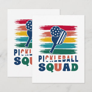 Cartão RSVP Ideia de Presente para Jogadores de Pickleball