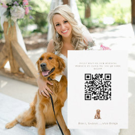 Cartão RSVP Imagem Personalizada de Casamento com Animais de E