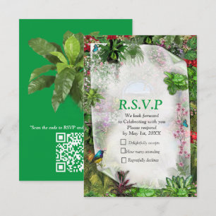 Cartão RSVP Interior, Natureza ao ar livre em Sangue