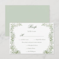 Jantar de Casamento Botânico Regência Verde Sage