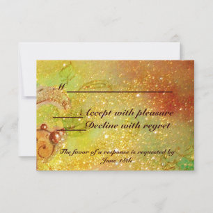 CARTÃO RSVP JARDIM DE SOMBRAS PERDIDAS/RSVP DE BORBOLHA MÁGIC