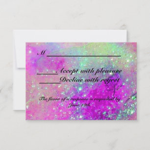 CARTÃO RSVP JARDIM DE SOMBRAS PERDIDAS/RSVP DE BORBOLHA MÁGICA