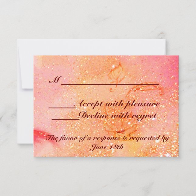 CARTÃO RSVP JARDIM DE SOMBRAS PERDIDAS/RSVP DE BORBOLHA MÁGICA (Frente)