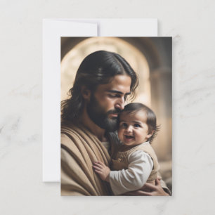 Cartão RSVP Jesus arte