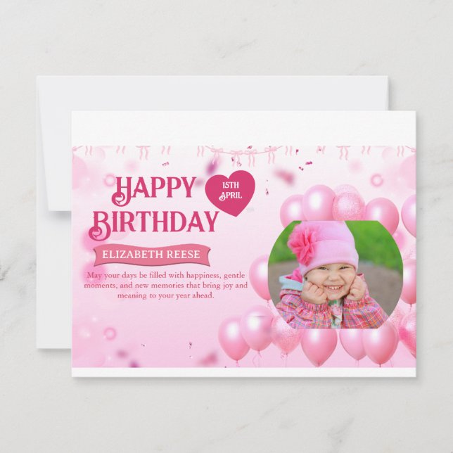 Cartão RSVP Jump and Play Birthday Invitation Photo Card  (Frente)