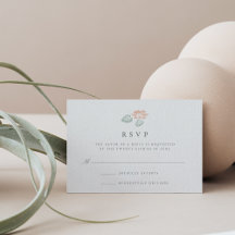 Cartão RSVP Koi Pond