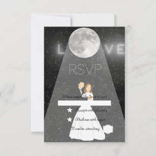 Cartão RSVP Luz