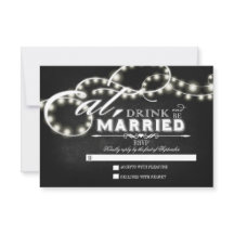 Luzes brilhantes Comem, Bebam e sejam casadas com 