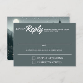 Cartão RSVP Magia de Montanha