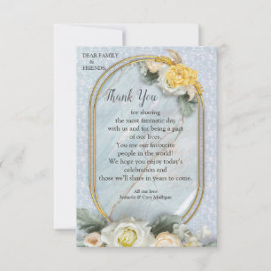 Cartão RSVP Mandalas claras azuis, cor-de-rosa e branco