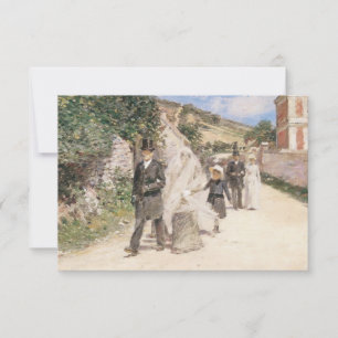 Cartão RSVP Marcha Nupcial por Robinson, Impressionismo Casame