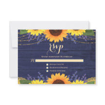 Marinho Rustic Blue Sunflower Lavanda Casamento RS