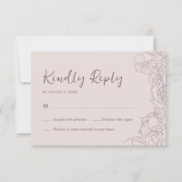 Mauve Rosa Floral