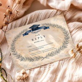 Cartão RSVP Military Air Force Graduation Theme