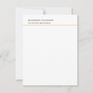 Cartão RSVP Minimalista Clássico Simples Profissional