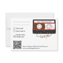 Mixtape Retro Indie Vermelho, Preto e Branco Casad